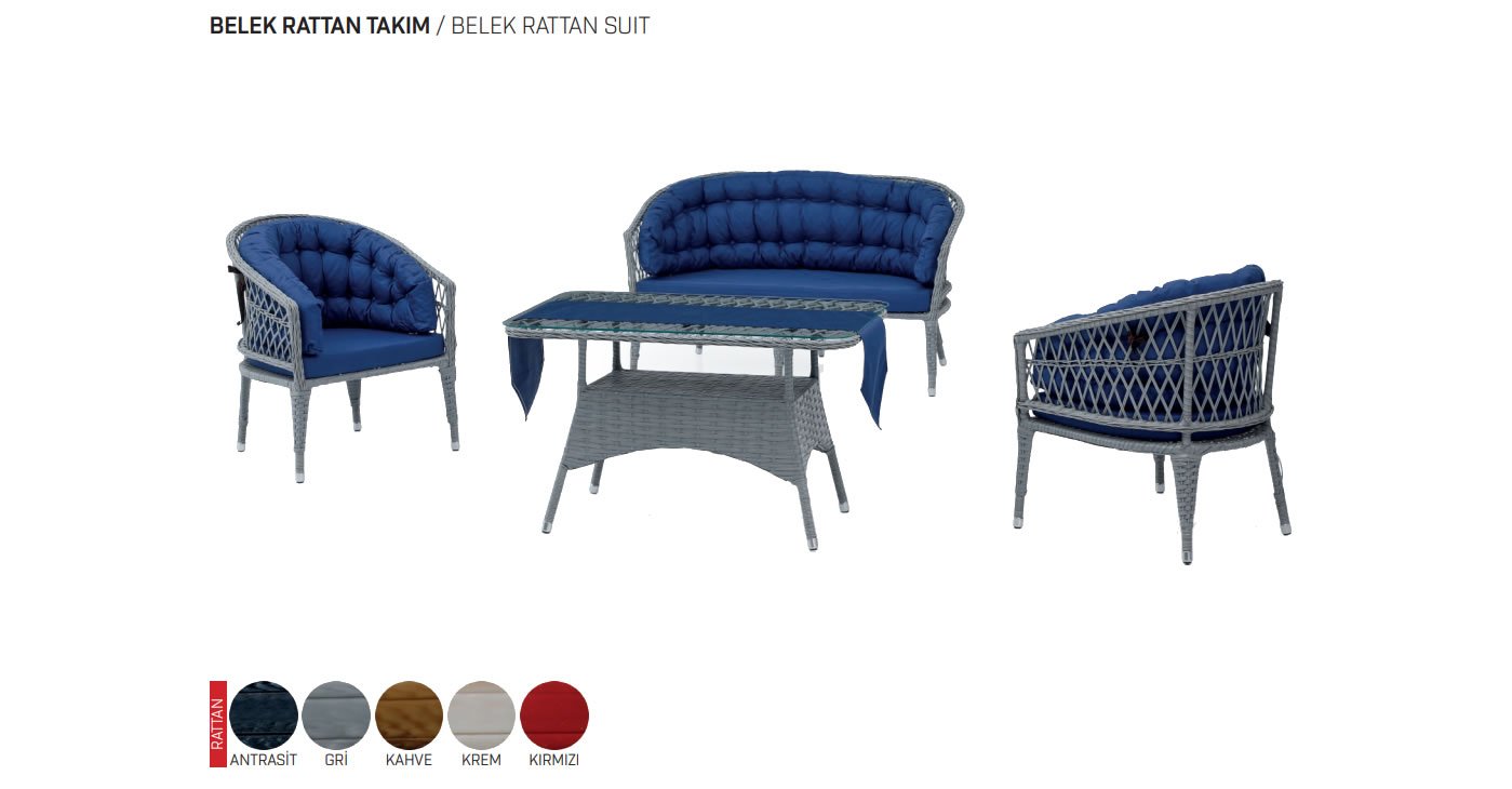 Belek Rattan Bahçe Mobilyası